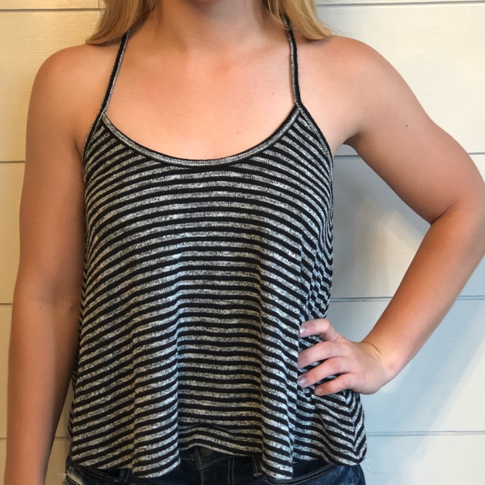 Striped Crop Top